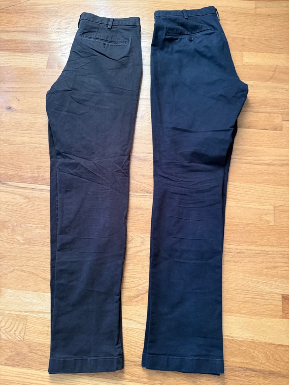 Classic Slim Chino Pants Black & Navy size 32”x34”